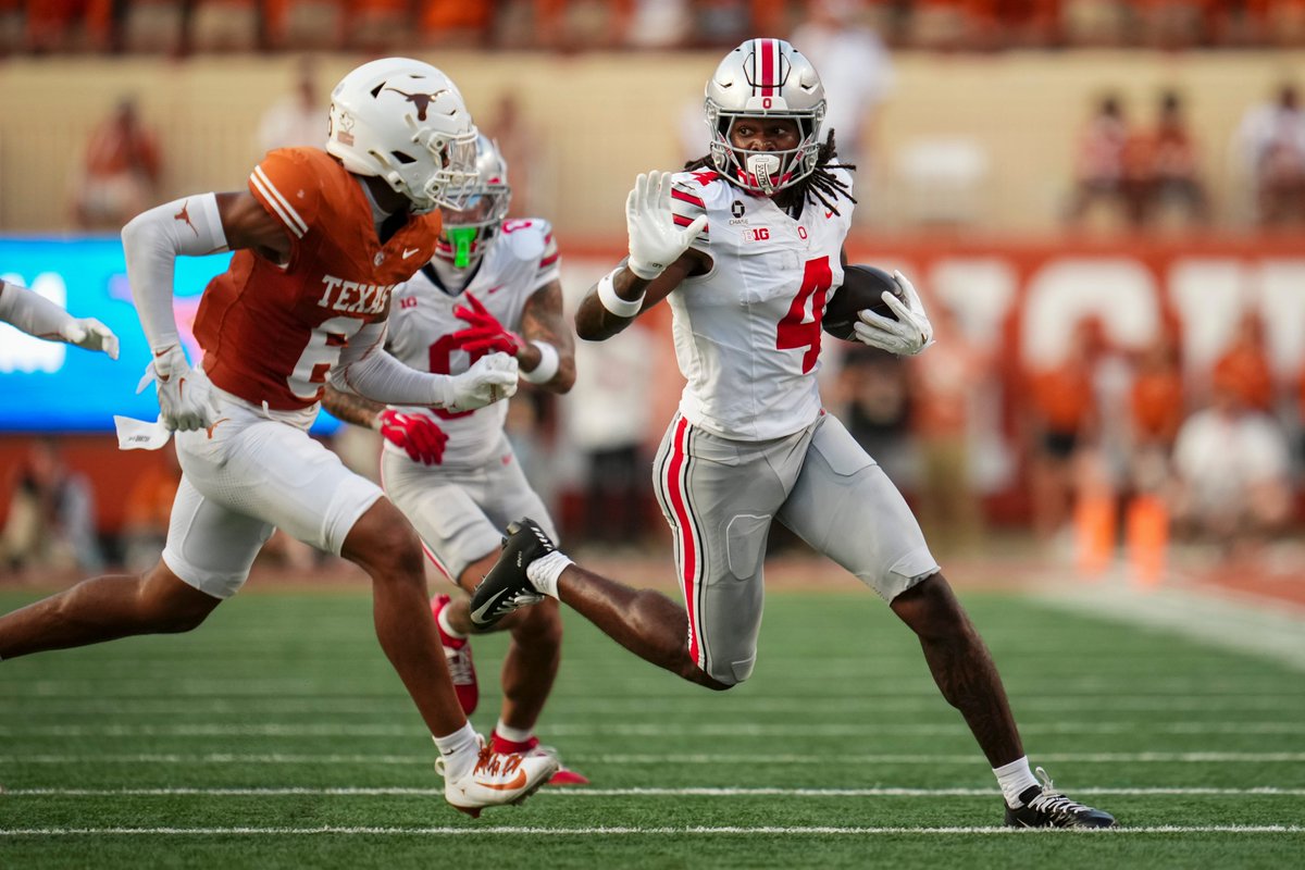 UnderdogCFB's tweet photo. The most expensive rosters in college football, per @TheAthletic:

1. Ohio State ($49-54M)
2. Oregon ($48-54M)
3. Texas ($45-55M)
4. LSU ($47-50M)
5. Texas A&M ($45-50M)
6. Miami ($44-50M)
7. Notre Dame ($41-48M)
8. Tennessee ($41-43M)
9. Ole Miss ($39-45M)
t-10. Alabama ($38-42M)
t-10. Texas Tech ($38-42M)