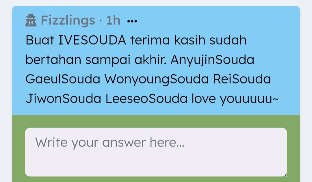 ZestyCakep's tweet photo. Buat IVESouda dan AnYujinSouda https://t.co/IwnHskhu18