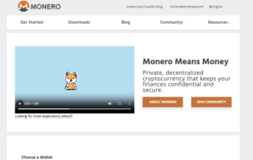blutogreg's tweet photo. The official monero website has a dog in the video of how to buy monero
https://t.co/v3gIjtNrWk https://t.co/LzAOqbWeTF