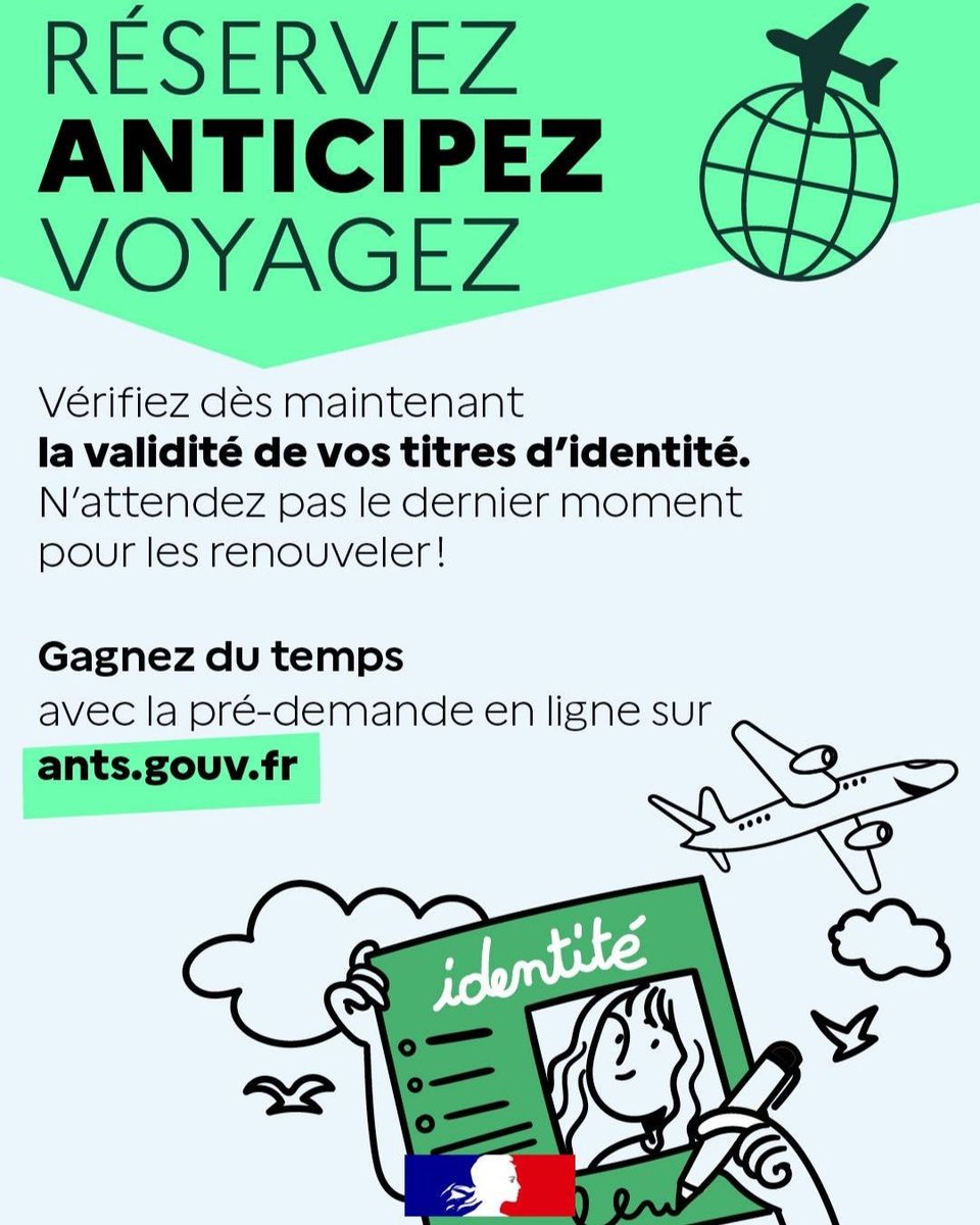 Image de Préfet de Corse préfet de Corse-du-Sud : #UnEtatQuiAccompagne📄 Carte d'identité, passeport : vérifiez leur validité dès maintenant, n'attend