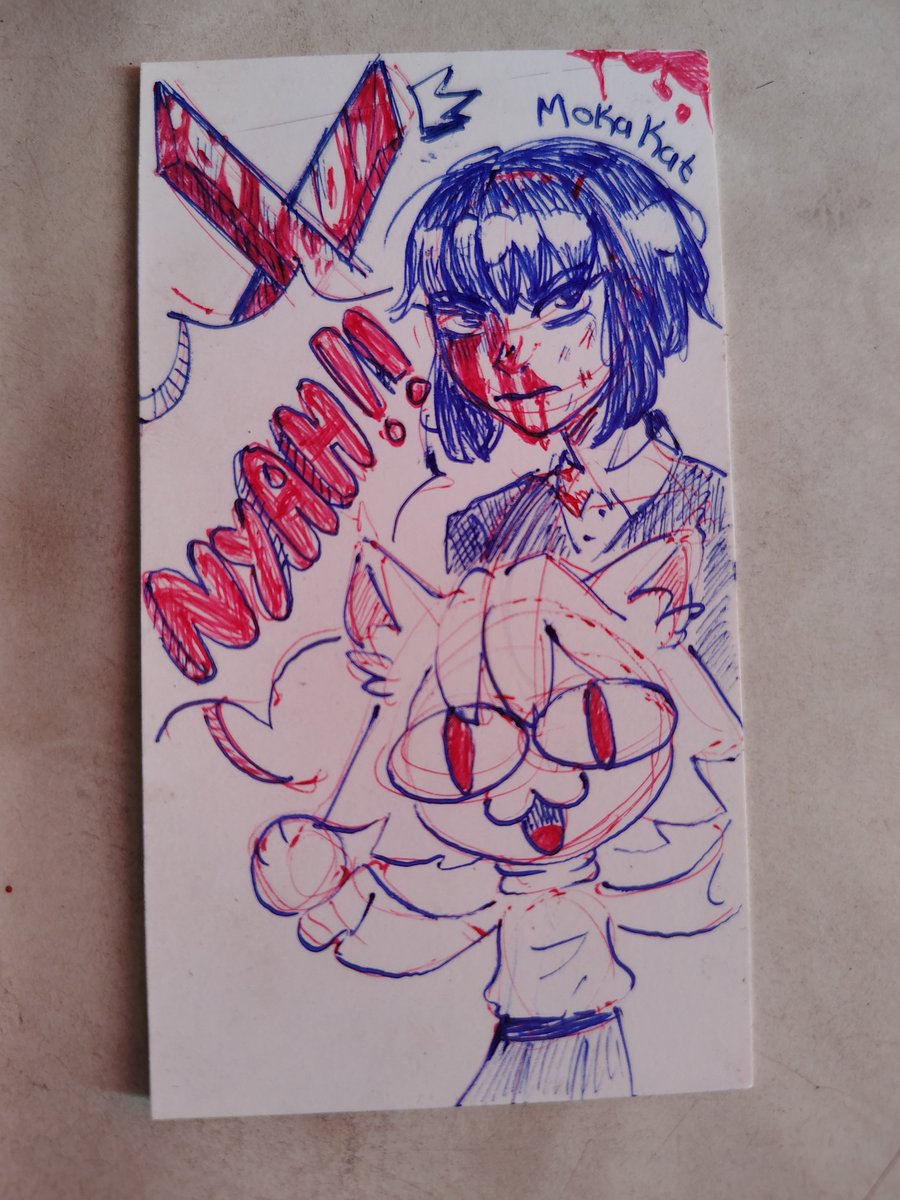 MokaCattt's tweet photo. Garabatos tontos que hago en mi trabajo :/
#tsukihime #necoarc #tsukihimeciel https://t.co/vvTpR4rHRI