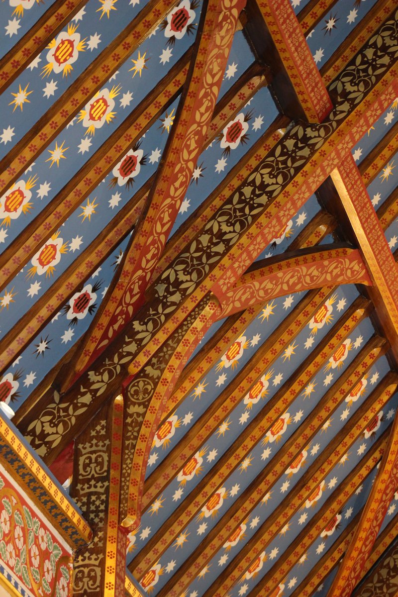 GiftsCathedral's tweet photo. The stencilling and gilding techniques can be seen in Our Lady Chapel with huge impact- glorious! https://t.co/bepOE3Vtto