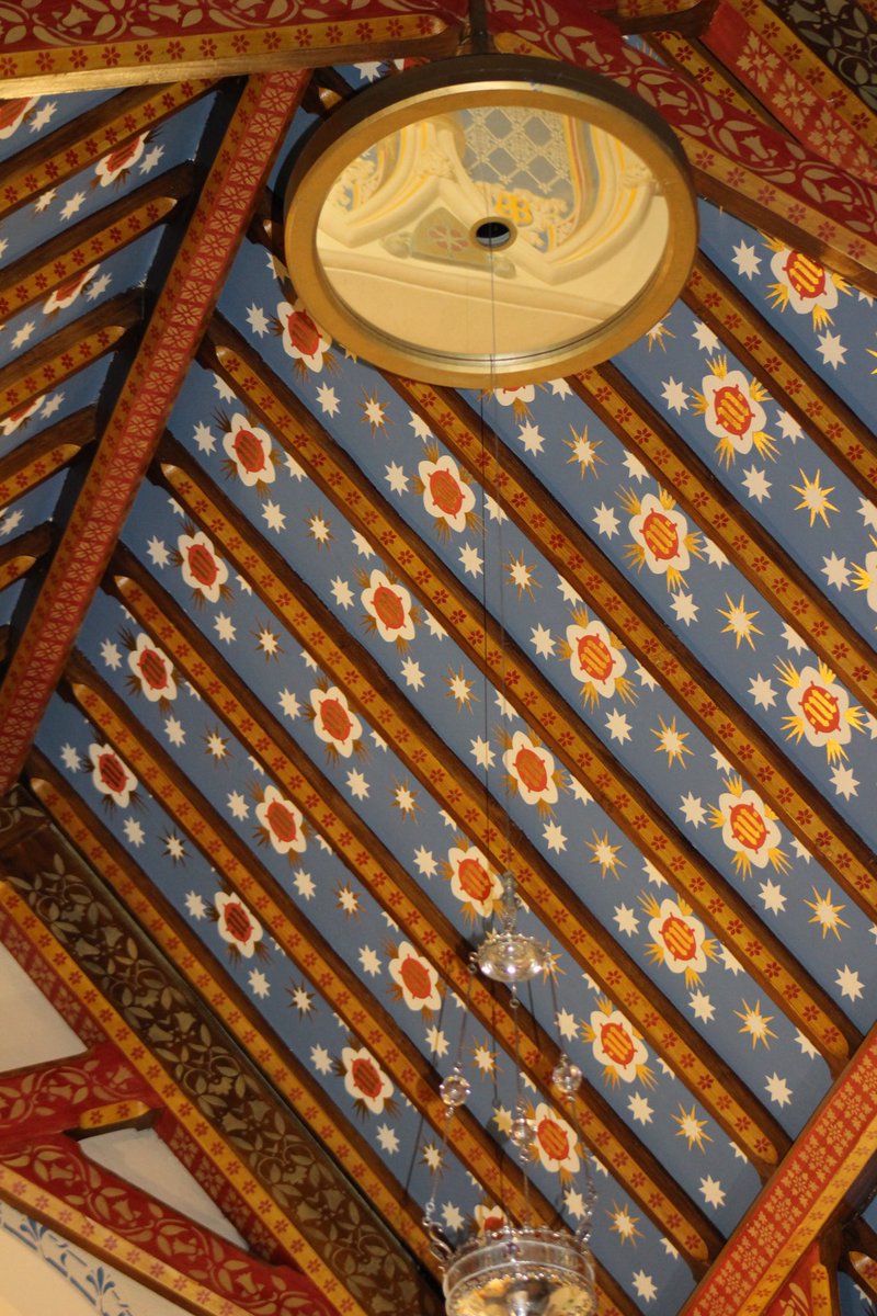 GiftsCathedral's tweet photo. The stencilling and gilding techniques can be seen in Our Lady Chapel with huge impact- glorious! https://t.co/bepOE3Vtto