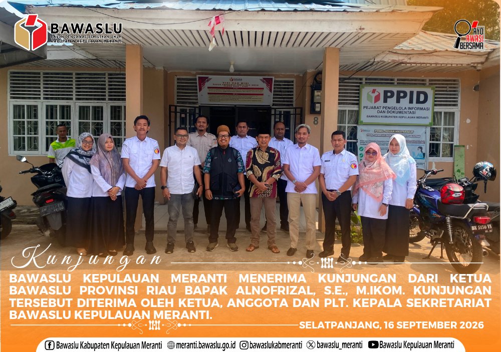 Bawaslu_Meranti's tweet photo. https://t.co/ETQJfYfiF0
