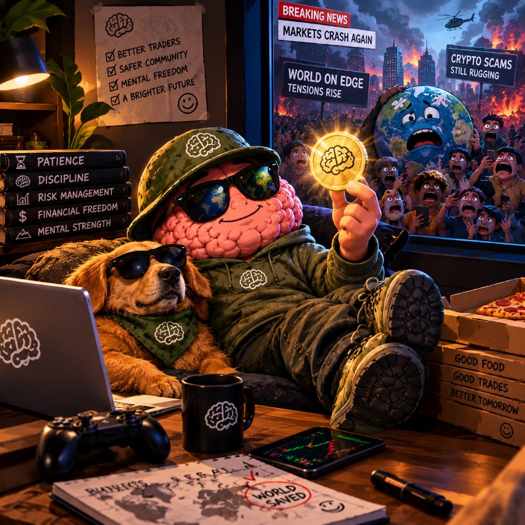 OOLYKENNY_'s tweet photo. When the market starts falling, everyone suddenly becomes a financial expert 😂
Stay calm. Protect your mind. 🪖
That’s the RUGPROOFMIND way.
@rugproofmind
#RPM #RUGPROOFMIND https://t.co/XeQ6m9Re97