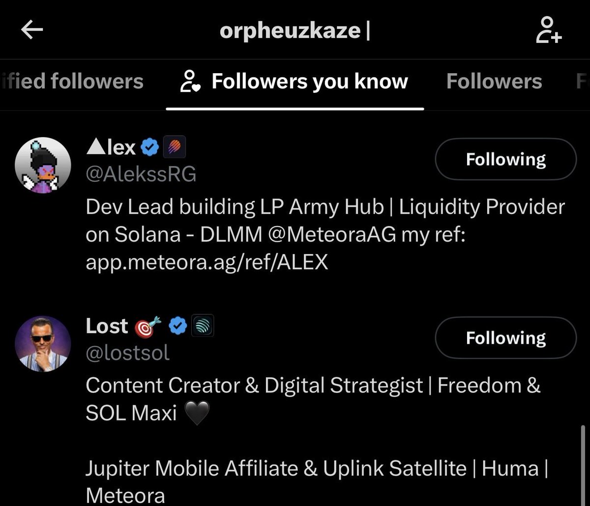 CryptoExpert101's tweet photo. @DarkPoolFi too big to fail, too backed

0x073407b2ba247e88a3183849ec2817512171d7ef

Kieran.eth・@KieranWarwick [🧠 7K]
Followers: 54K ・ 509 smart
Tweets: 6K ・ 1.3 likes/tweet
Mentions: 4.3K ・ 481 smart
Ethos: 1381 ・ neutral 🤔
Joined: 24-11-2020 09:43 UTC
Based in: Australia 🇦🇺

Co-founder @illuviumio | $ILV | Founder @loadoutprotocol
Follow me on FOMO. 
https://t.co/LkuFRbRN41

🧬 blknoiz06⋅Rewkang⋅inversebrah⋅zhusu⋅MustStopMurad