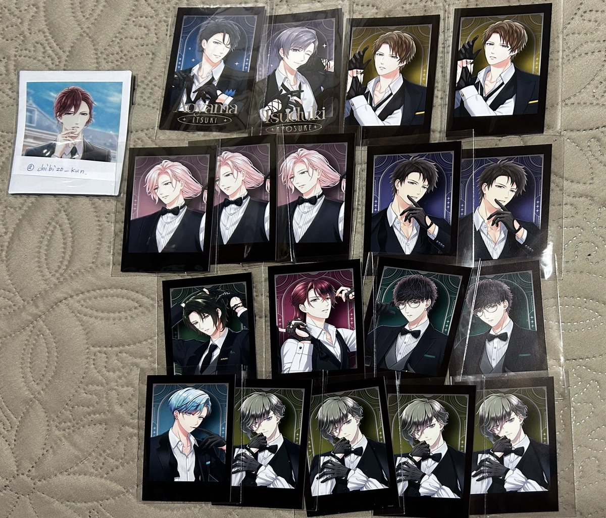 chibizo_kun's tweet photo. 【交換希望】スタマイ フォト風カード Hands in Black  
譲→箔押し 青山 京介
今大路 由井 渡部 誠 大谷 瀬尾 日向 蓬生
求→服部 関

郵送での交換希望
お気軽にお声がけください。 https://t.co/Qpp4M8kHIe