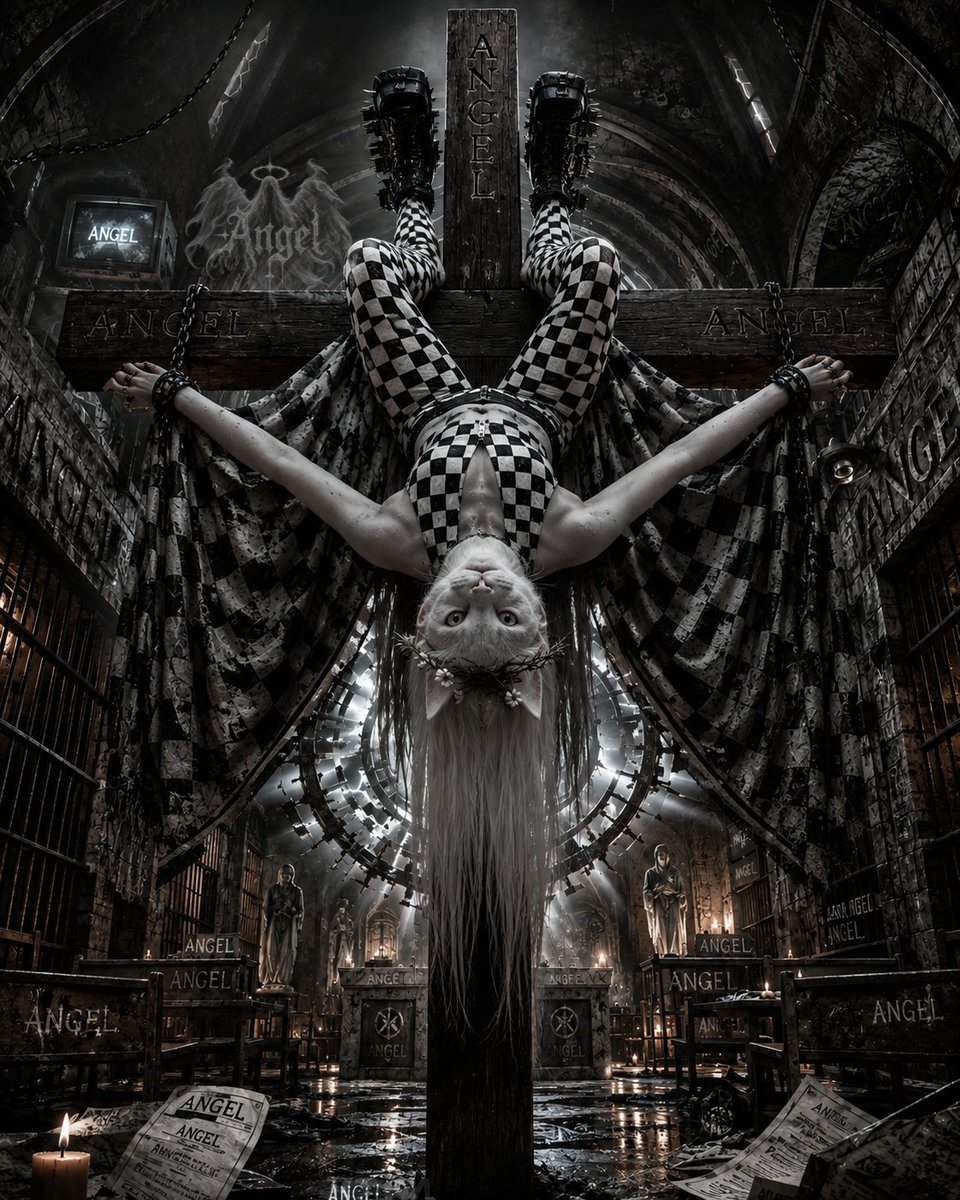 kuronightbane6's tweet photo. ♟️🖤 ANGEL — CHECKMATE 🖤♟️

Created by Visionary Angel by Nightbane ©️

❤️ Like
💬 Comment
↗️ Share
➕ Follow

#Angel #VisionaryAngel #Nightbane #Checkmate #DarkArt #HorrorArt #GothicHorror #DarkHorror #PsychologicalHorror #NightmareArt #CinematicHorror #GothicArt #Horror https://t.co/HYSYagVt5t