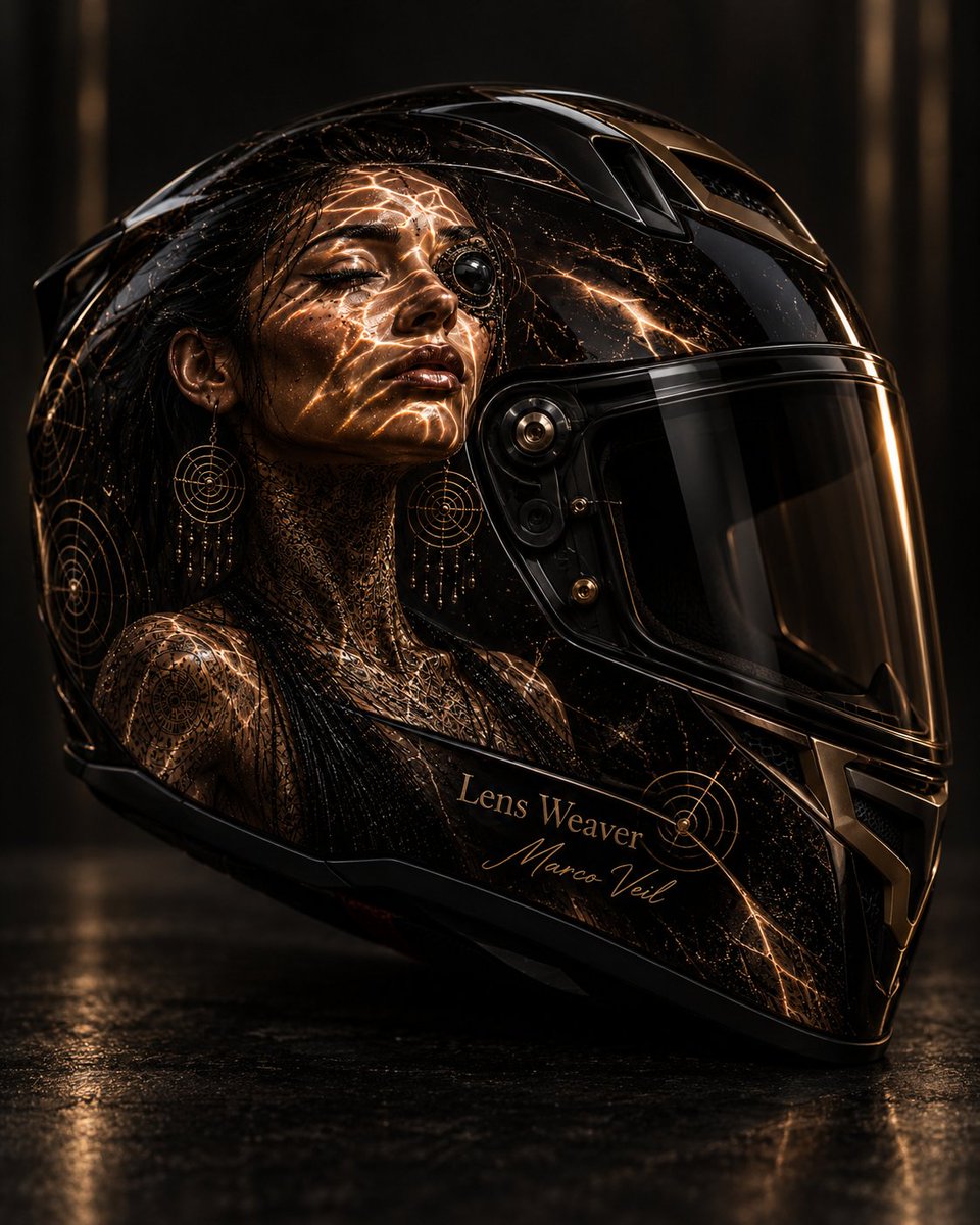 thelensweaver's tweet photo. #HelmetArt #CustomHelmet #SurrealArt #MotorcycleArt https://t.co/d7L1mcFIHr