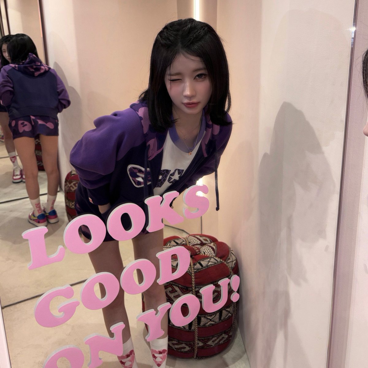 enamiiacesa's tweet photo. @2dain_b 보라보라💟

#ASA #아사 #アサ #榎並杏紗  
#BABYMONSTER #베이비몬스타 https://t.co/WzmR1DuTpo
