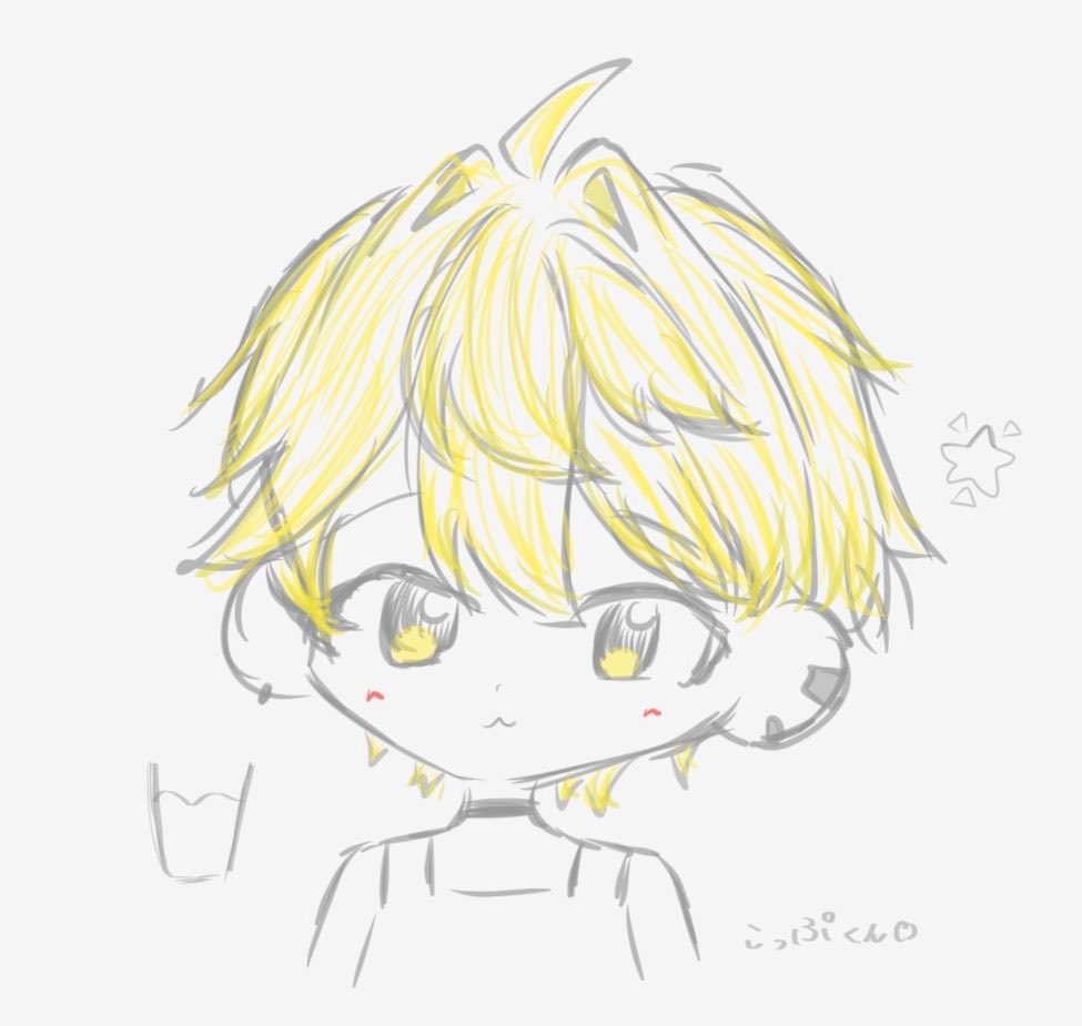 cuuun__'s tweet photo. こっぷくんのビジュがちメロで大好きです！🌟

 #こっぷに注ぐ絵 https://t.co/QI1nqQ9qVk