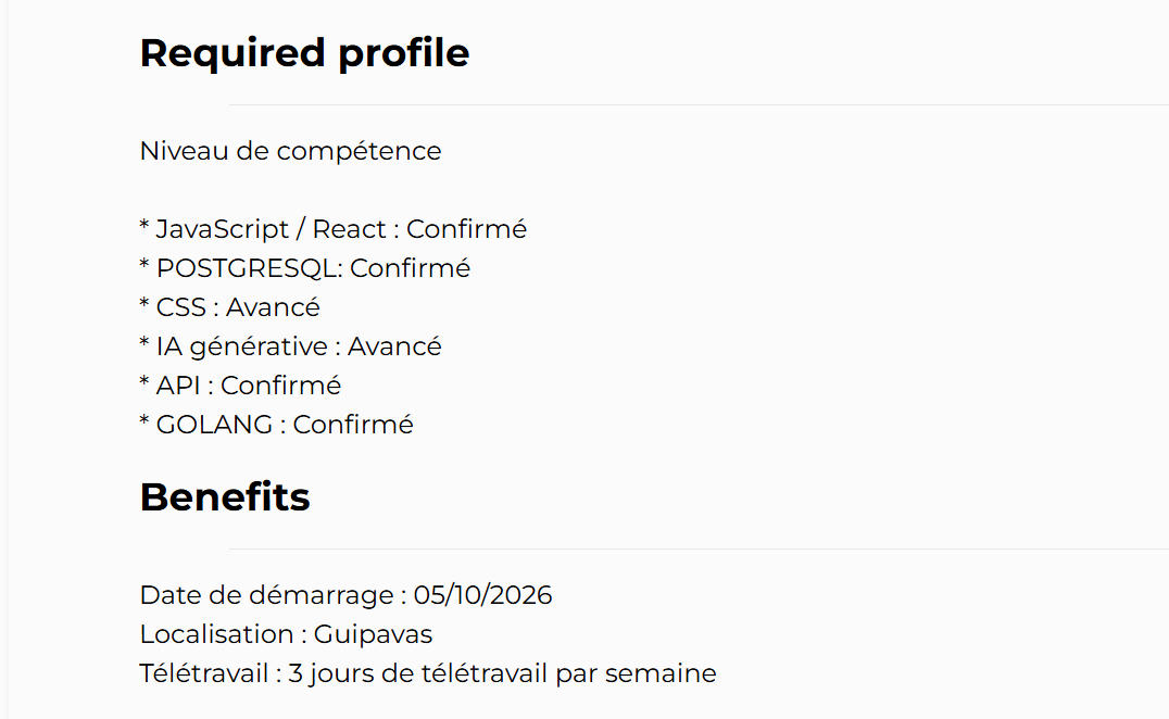 devdelombre's tweet photo. Les recruteuses non tech allez vous faire voir. 

Ça demande des niveaux de qualification floue sur plusieurs technos, 

Ecoute moi bien : 
ça fais depuis 2022 que j'ai quitté mes études. 
Personne de sérieux maîtrise à la perfection 6technos. 

Tu peux être max excellent dans 2 https://t.co/0fAezXywYp
