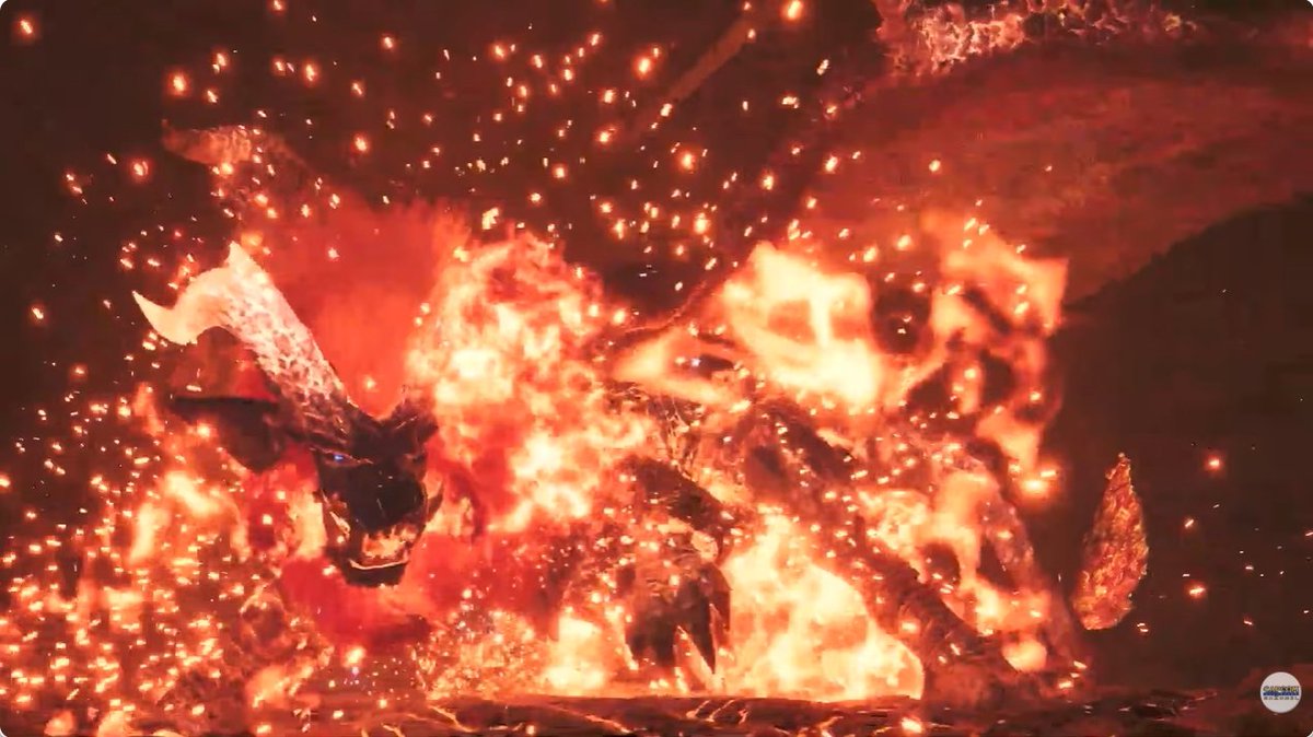 sykCpa19's tweet photo. 【速報】テオ・テスカトル復活！！
明日TGSでテオ狩ってくる〜！！⚔️🔥🦁
 #モンハンアセンダンス #MHWA https://t.co/s1Llugqejw