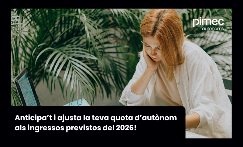 PimecAutonoms's tweet photo. Ajusta la quota d’autònom als ingressos de 2026!

📌L'octubre és l'últim termini per canviar la base de cotització amb efectes dins del mateix any. És la darrera oportunitat per modificar la base i així pujar o baixar la quota durant el que queda de 2026.

https://t.co/5Gu0pVXOMe https://t.co/f4lqlolzQ8
