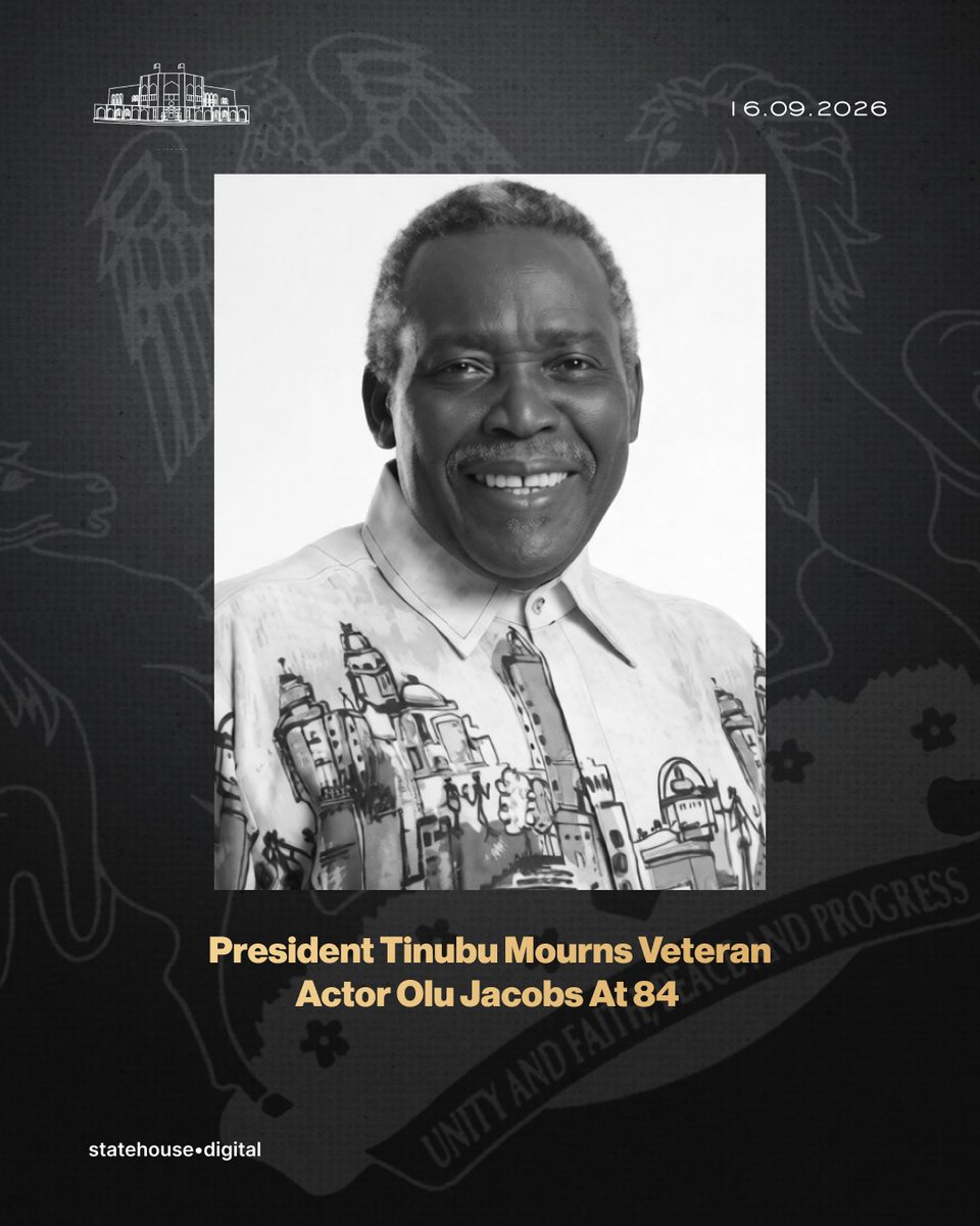 NGRPresident's tweet photo. President Tinubu Mourns Veteran Actor Olu Jacobs At 84. https://t.co/NcVZtPPHAk