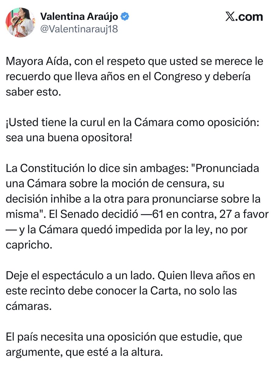 german_ricaurte's tweet photo. Desde la misma izquierda peinaron a Aida Quilcué y la mandaron a estudiar: https://t.co/N6jiPTN0WD