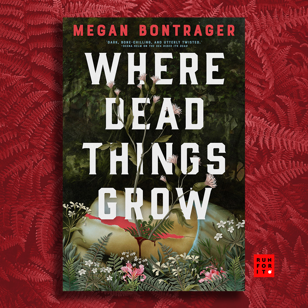 orbitbooks's tweet photo. Cover launch! Armed with a stolen sword and accompanied by Death himself, a young au pair ventures deep into the heart of a sentient swamp to rescue her charges in this creeping botanical horror. WHERE DEAD THINGS GROW by @megbontra is available June 2027.

Design by @VonBrooklyn https://t.co/jWOncdiZic