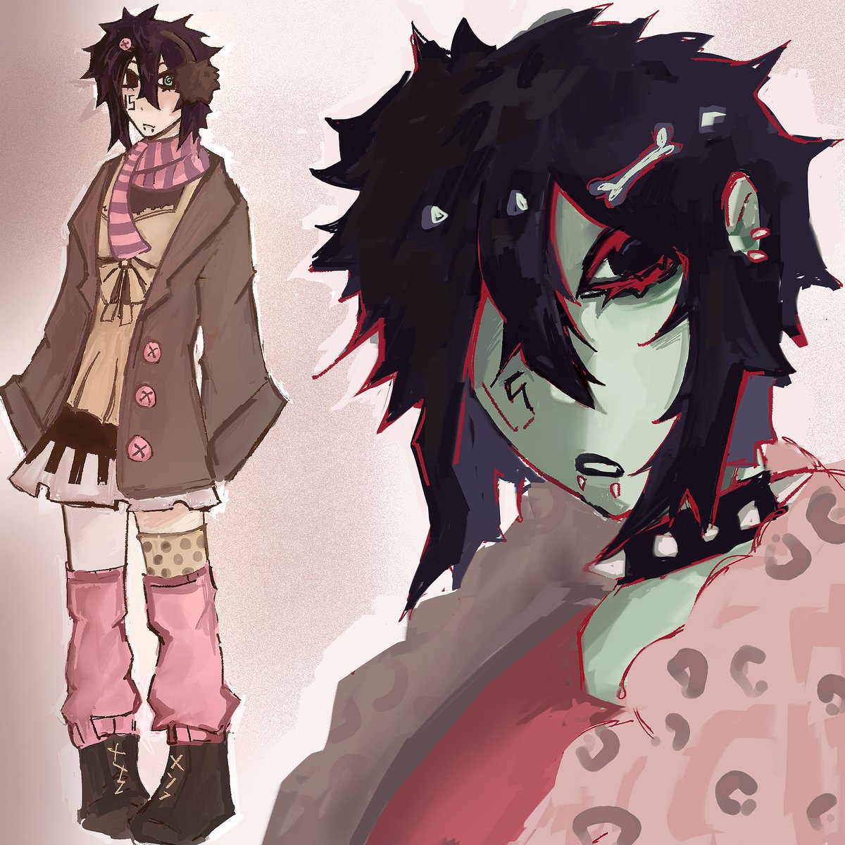 Whiskastdmu's tweet photo. my little silly kitty 
#nanbaka #ナンバカ #nnbk #nnbkart https://t.co/UbJdI2Sf58