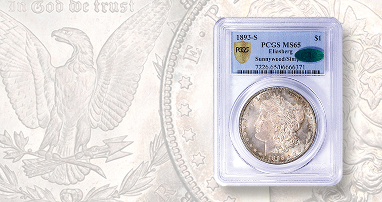 elitecoingroup's tweet photo. 🪙 A $1 coin just sold for $1,181,250. Here's why.

On August 9, GreatCollections hammered down one of the most famous coins in American numismatics: the Clapp–Eliasberg 1893-S Morgan Silver Dollar, graded PCGS MS65 with a CAC green sticker — $1,181,250, a new auction record for the date at that grade, and roughly 52% above the $775,000 PCGS Price Guide value.

Why the frenzy? The 1893-S is the "King of the Morgan Dollars." The San Francisco Mint struck just 100,000 for circulation — the lowest business-strike mintage of the entire 1878–1921 series. Nearly all of them went straight into commerce during the Panic of 1893, and many survivors were later melted under the 1918 Pittman Act. Fewer than 125 are believed to survive in any Mint State grade, and true Gems number only a handful.

Then there's the pedigree — arguably the best in the series. The chain of ownership has never been broken since the coin left the Mint: Philadelphia dealer J. Colvin Randall acquired it in 1893, J.M. Clapp in 1894, and the Clapp cabinet passed intact to Louis E. Eliasberg Sr. in 1942 — the only collector ever to complete a full set of U.S. coins. After the 1997 Eliasberg sale it moved through the Stellar, Sunnywood, and Bob Simpson collections, before spending a decade overseas as the centerpiece of a world-class Morgan set.

Last time it crossed the block, in October 2014, it brought $646,250 — itself a record for the date at the time. That's an 83% appreciation in a dozen years.

The listing drew over 14,000 page views and 430 bidders tracking the lot, and the winning bidder — from the Midwest — collected the coin at the ANA World's Fair of Money in Pittsburgh.

Specialists rank this coin second finest known, behind only the Vermeule PCGS MS-67 CAC, which sold for $2,086,875 in 2021.

131 years old. One dollar face value. Seven figures. Provenance is everything. 👑