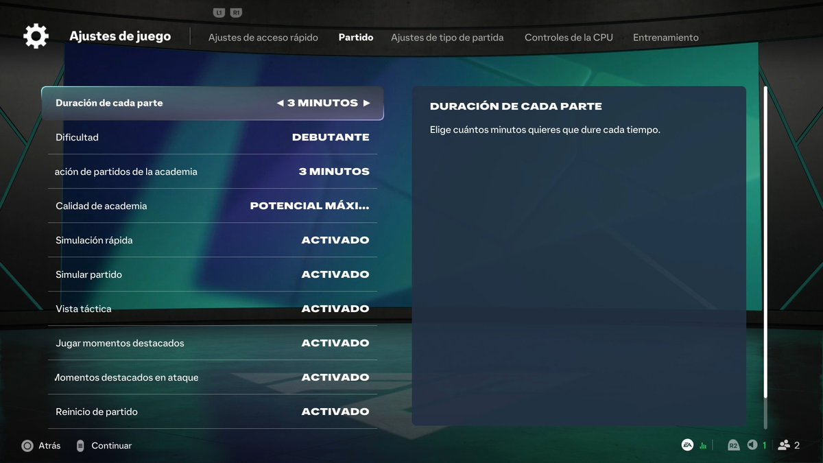 FIFAntastic's tweet photo. 🚀 Cómo conseguir 1.200 puntos de temporada en menos de una hora en #FC27:

1️⃣ Entrad en Carrera de mánager y empezad una nueva partida en modo Original.
2️⃣ En Opciones de partido: Duración de 3 minutos y dificultad Debutante.
3️⃣ Simulad hasta el inicio de liga.
4️⃣ Jugad 5 partidos en esa misma carrera.

✅ Da igual el club que elijáis y el resultado de los partidos.