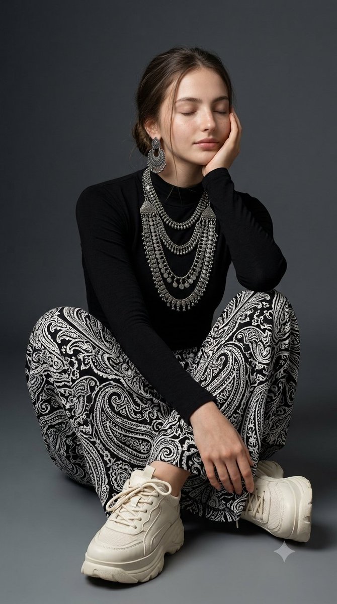 Crouched Fashion Editorial