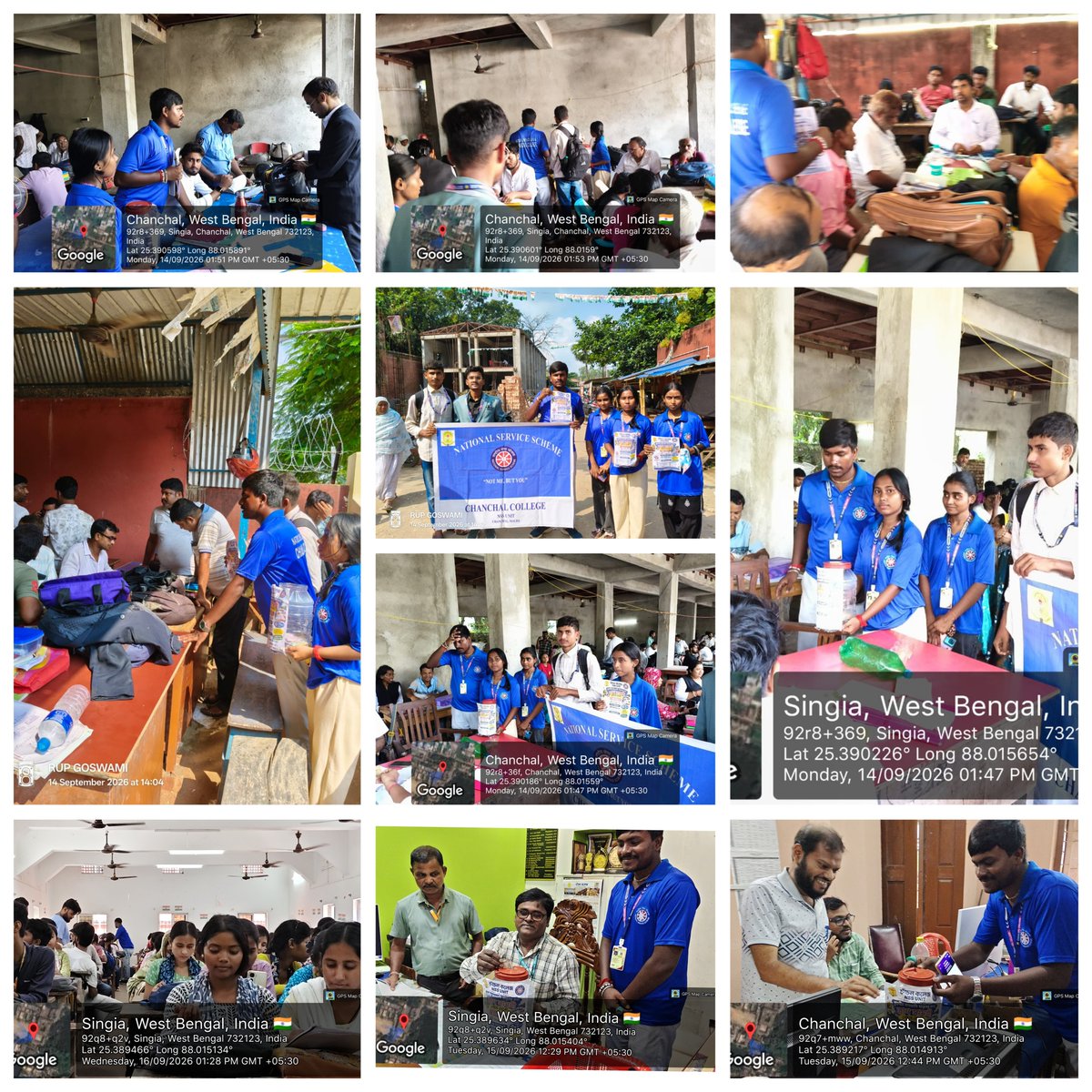ChanchalNss's tweet photo. NSS Unit, Chanchal College collected ₹26,500 towards the Bhutni Flood Relief Fund to support flood-affected families in Bhutni, Malda.
We sincerely thank all students, teachers and well-wishers for their generous contribution and support. 🙏 https://t.co/MGbLzPX9Gz