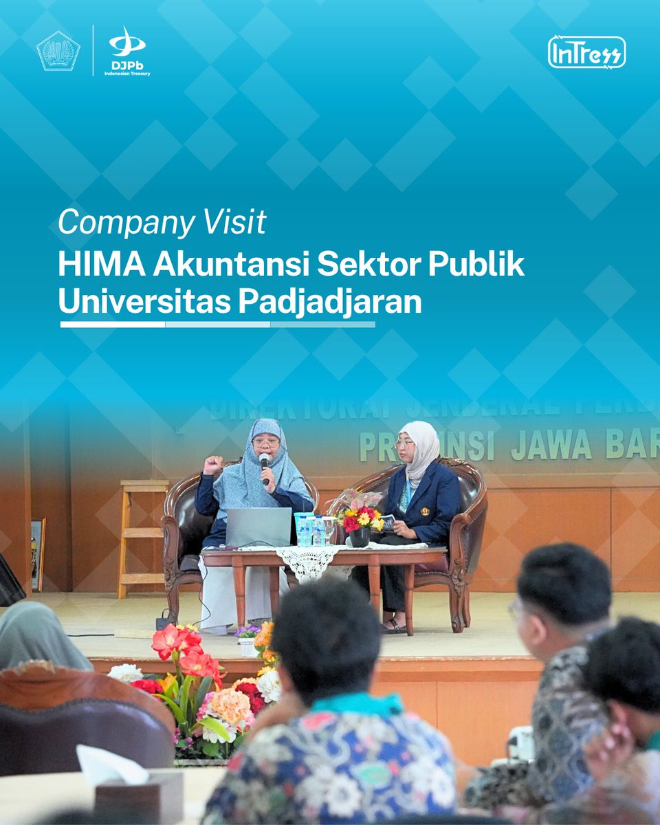 DJPbJabar's tweet photo. Kanwil DJPb Jabar menerima Company Visit Himpunan Akuntansi Sektor Publik Sekolah Vokasi Unpad untuk mengenal lebih dekat akuntansi, sejarah perbendaharaan, dan pengelolaan keuangan negara.

#DJPbJabar #DJPbHAnDAL #IndonesianTreasury https://t.co/s8kZOSHmhx