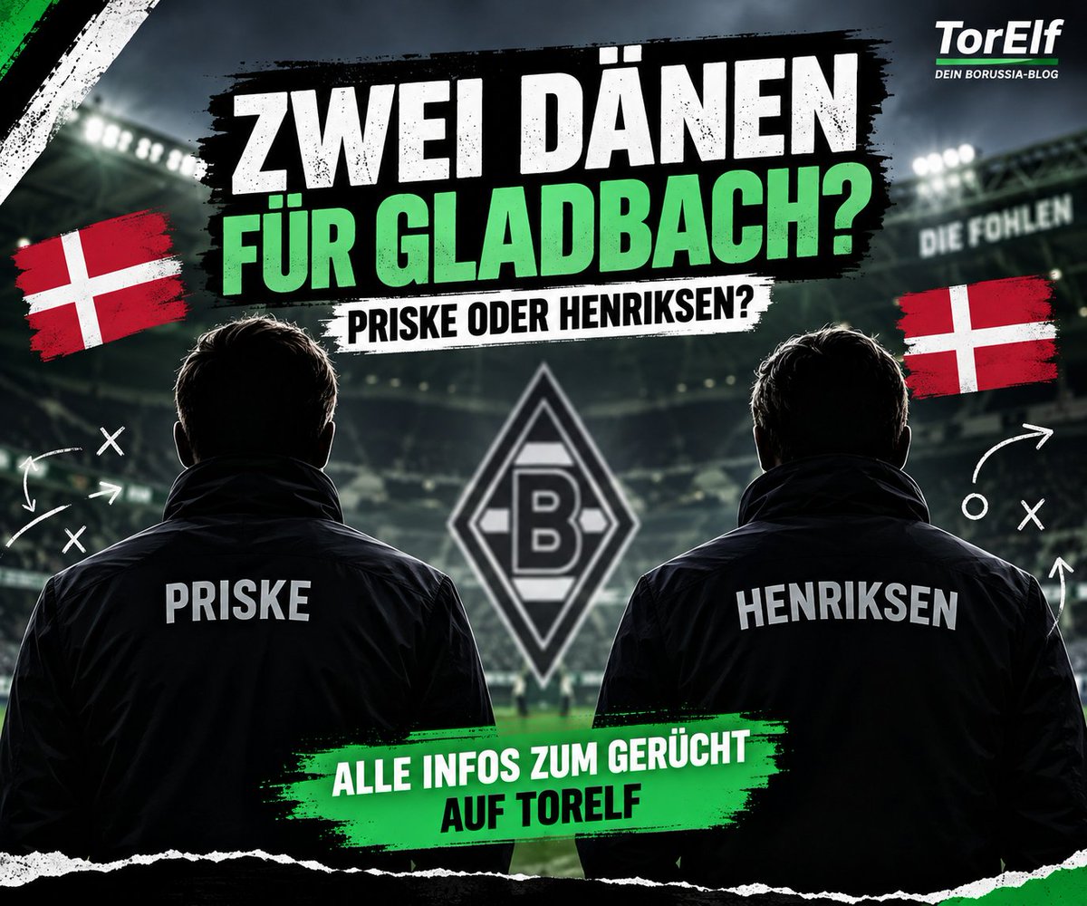 MaarAutor's tweet photo. Zwei Dänen in der Gladbacher Trainer-Gerüchteküche: Brian Priske und Bo Henriksen. Wer würde besser zur Borussia passen?
👉 https://t.co/PcT2qY1Fwu
Jetzt lesen und kommentieren.
#Gladbach #BMG #TorElf
Bild KI generiert https://t.co/SMeflv2uEC