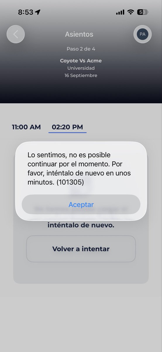 pattybravosa's tweet photo. @Cinepolis ¿Qué pasa? Siempre hay fallas en su página… https://t.co/noV1E4C4Yp