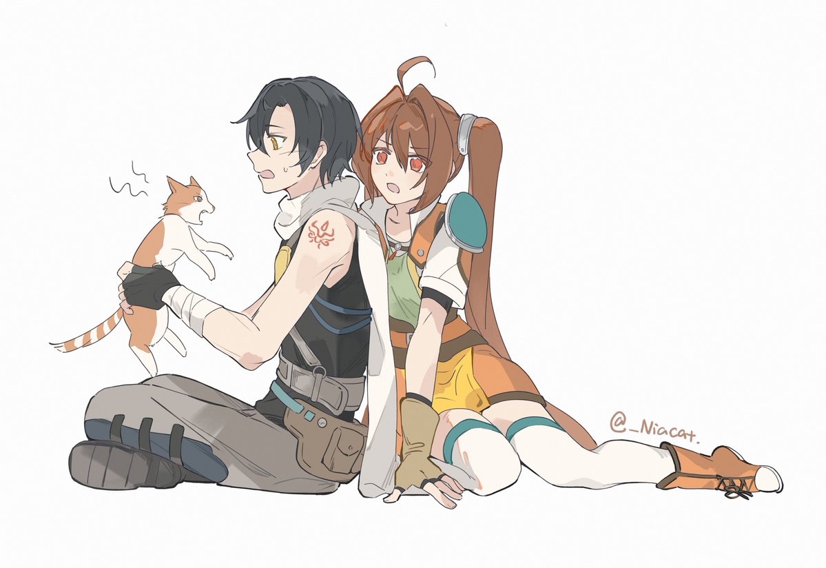 _Niacat's tweet photo. 久しぶりのヨシュエスrkgk
（空2nd発売おめでとうございます~🎉） https://t.co/8jI7fzf9jD