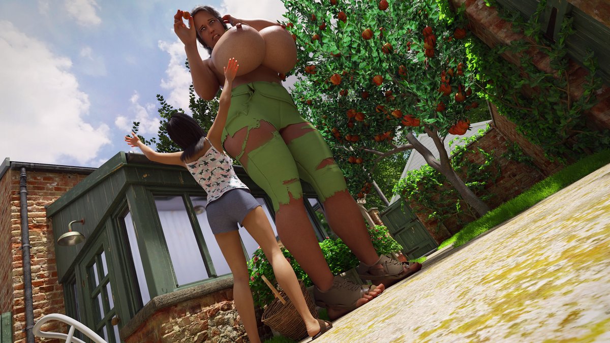 BugmakerTweets's tweet photo. "Am I crazy or is this apple getting smaller? Hm... must be the wrong tree."

"Come on! Are you deaf!?"
#SizeTwitter #Giantess #Giantmilf https://t.co/CJSNPbwel8