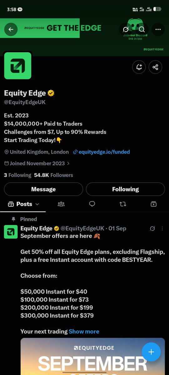 itsjustonedd's tweet photo. @Micheal44A2 @Danieltrades @berkayglife @EquityEdgeUK I pick 45 https://t.co/iQgEx0g7Ld