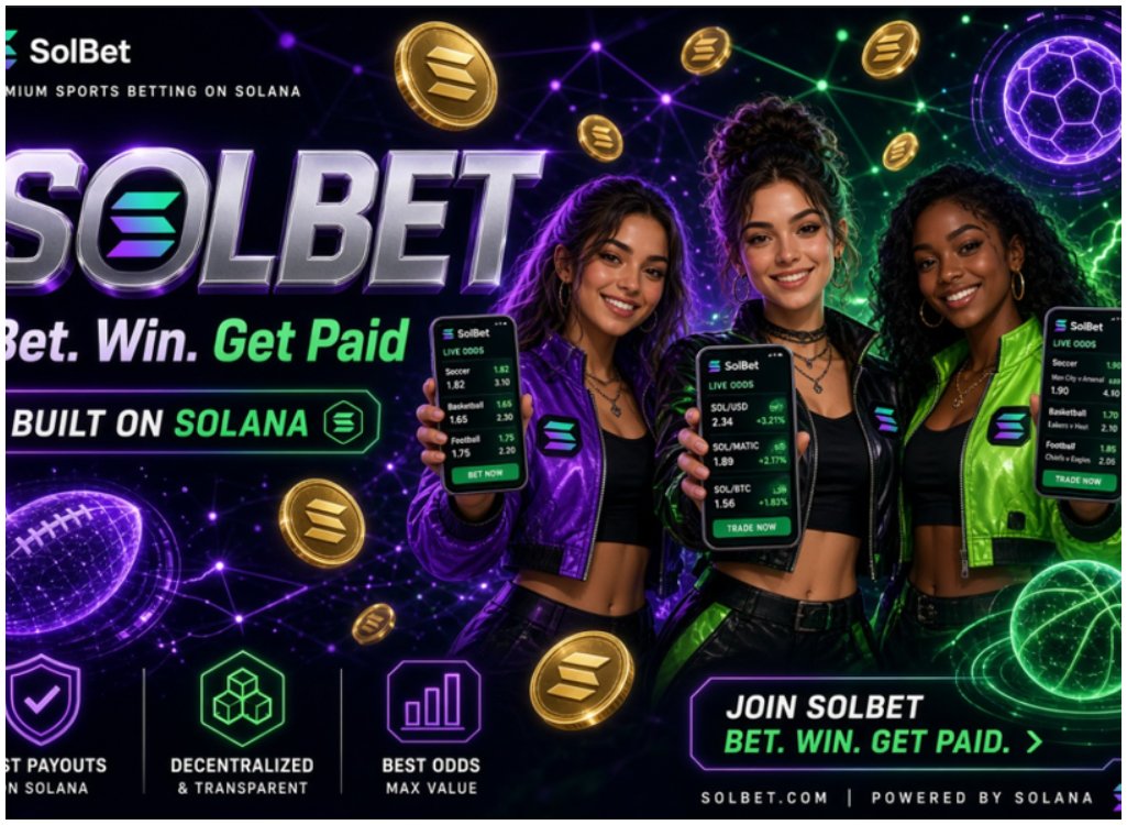 solbet_official's tweet photo. Want to earn passive $SOL while your friends play for free? Our Solana sports betting hub is 100% free-to-play with no wallet connect required. Get 20% ref. https://t.co/1K552aHaKn #Solana #PassiveIncome #CryptoBetting #SolanaEco #SolanaSummer #FreeToPlay https://t.co/PtMW9PDKJF