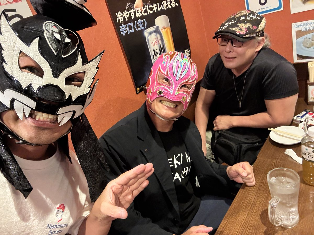 black_mensore's tweet photo. めんたい先輩！
#noah_ghc #九州プロレス https://t.co/jNiPUgpCMd