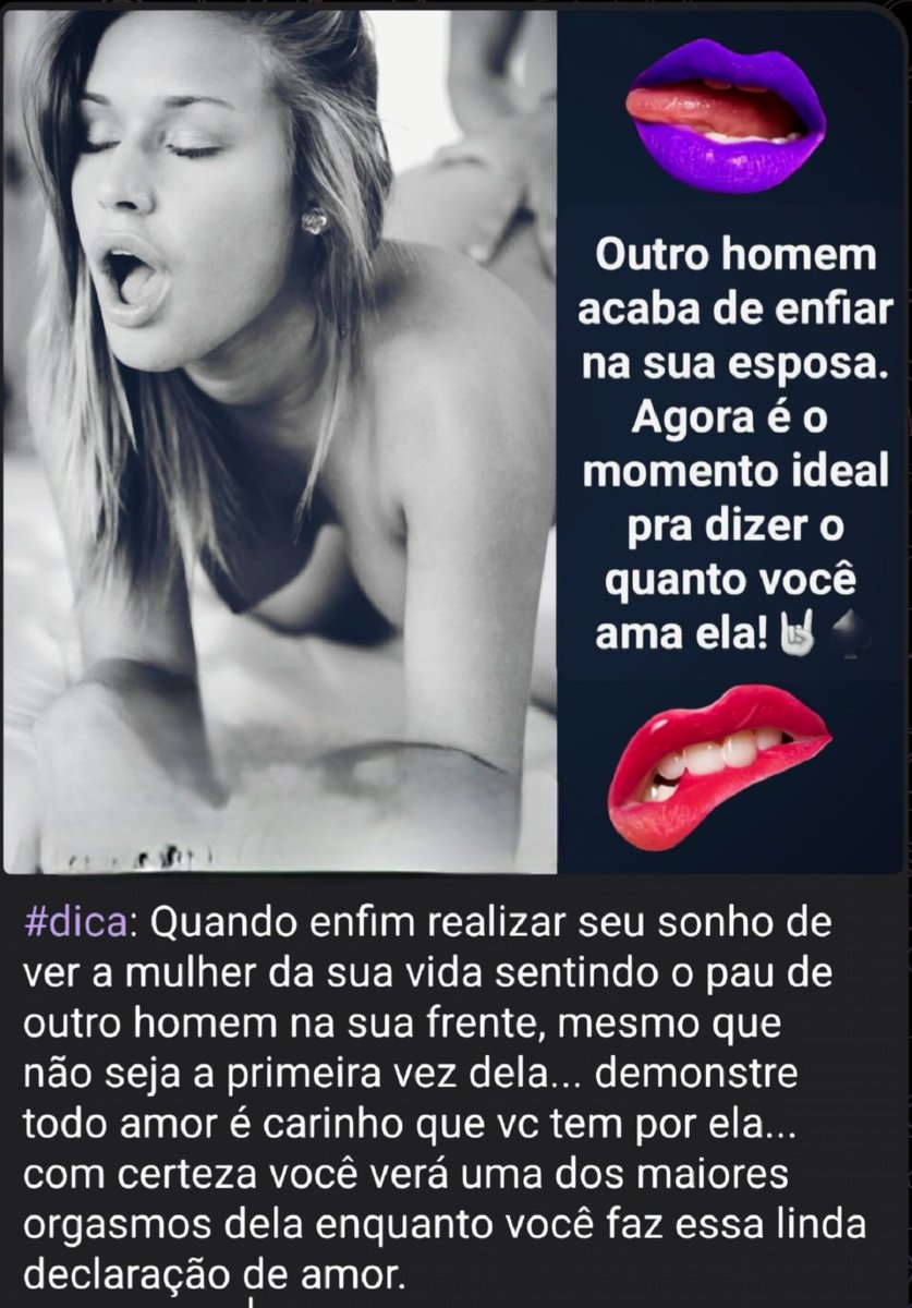 Johncuckoldd's tweet photo. Melhor momento pra dizer, eu te amo e amo ver você com outros paus dentro de você. https://t.co/WxhF3kb65B