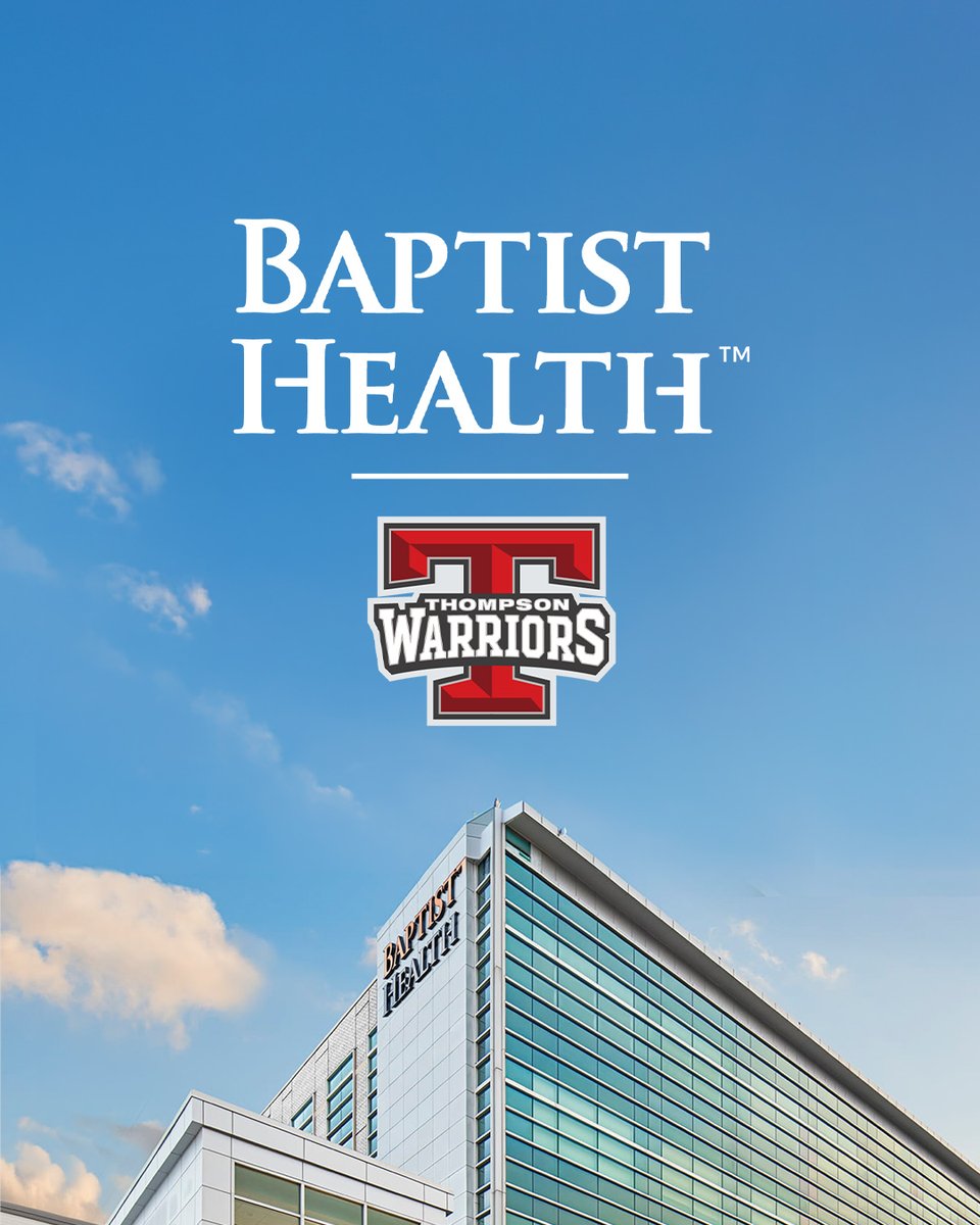 athletics_ths's tweet photo. Baptist Health is proud to support THS Athletics!

Whether it's preventive care or advanced orthopedic, sports medicine treatments, and physical therapy, their team is dedicated to keeping our student-athletes and community performing at their best.

Visit Baptist Health today! https://t.co/8YYTezVzmq