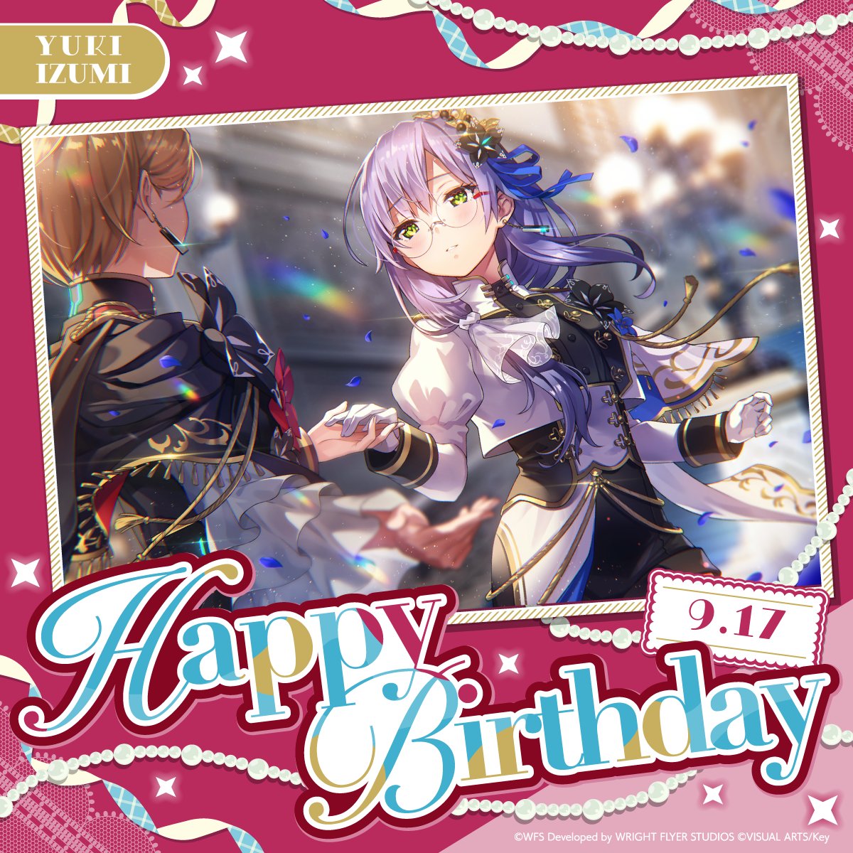 heavenburnsred's tweet photo. 🎊🎂HAPPY BIRTHDAY！！🎂🎊

本日9月17日は、
第31A部隊所属 和泉ユキの誕生日🎉

ゲーム内では、デイリーログインボーナスにて当日限定の専用セリフも登場！(※AM4:00〜)✨
ログインしてチェック♪

#ヘブバン #和泉ユキ生誕祭2026 https://t.co/QO2NM7IPbv
