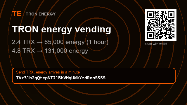 DignaBearea3's tweet photo. Same USDT transfer: $4 with no energy, under $0.50 with it.

2.4 TRX → 65,000 energy (1 hour)
4.8 TRX → 131,000 (two transfers)

Address: see bio ☀
#TRONecosystem #crosschain https://t.co/Jr7SQW9ZpL