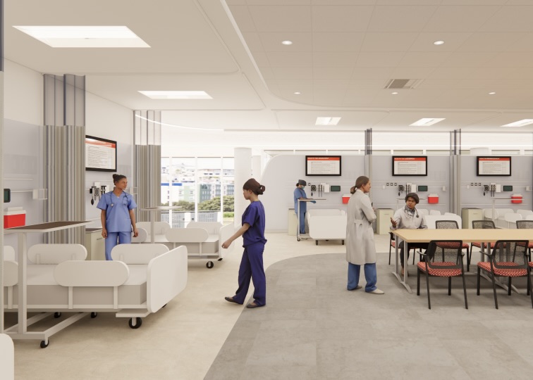 uofl's tweet photo. UofL is celebrating Healthcare Simulation Week by continuing work on the new Health Sciences Building, the future home of the Academic Simulation Center! 

The new building will provide simulation-based training to prepare student health professionals across all of Kentucky. https://t.co/478lBkcbl4