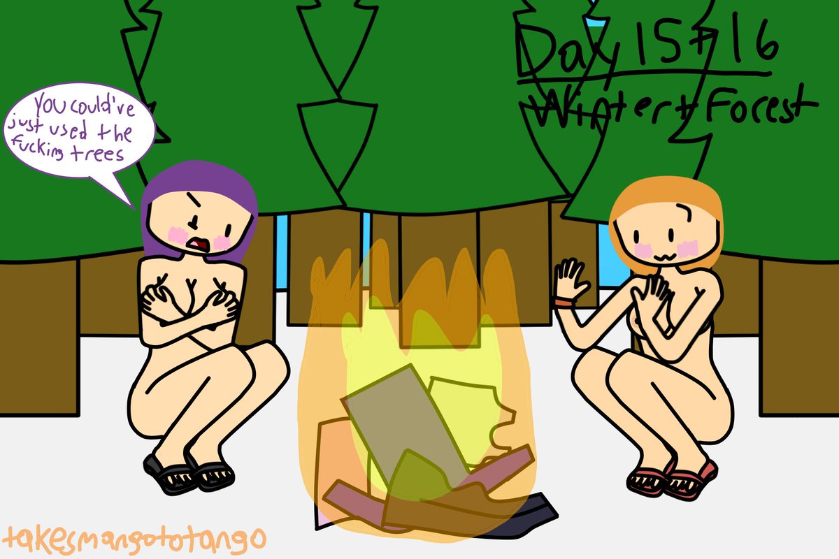 TakeMangoToTang's tweet photo. sENFtember Day 15+16: Winter+Forest

#sENFtember #sENFtember2026 #nsfw #nsfwart #nsfwtwt #oc https://t.co/csIi6wLrKX