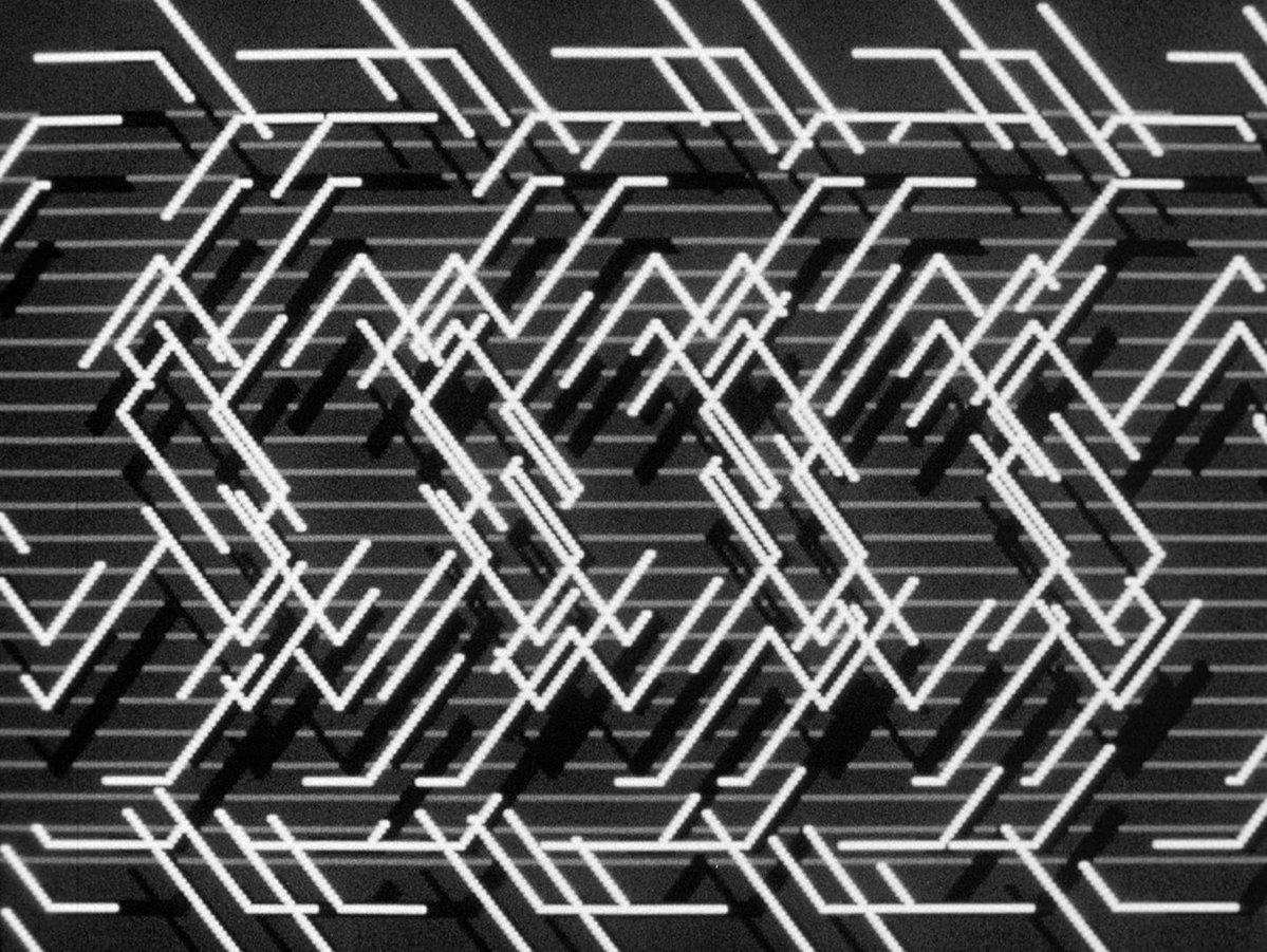 Film still from Calculated Movements (1985)