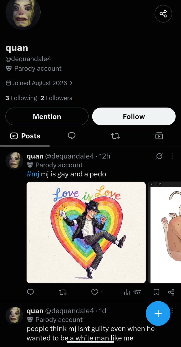 0emgeeThriller's tweet photo. WARNING GUYS
new account commenting photos of Michael's body under posts. Block and report https://t.co/1KXVkK5bWt