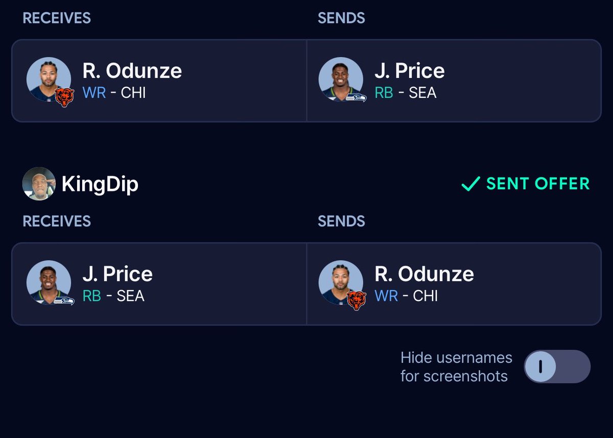 WizuMad's tweet photo. @NoisyHuevos Just got offered this trade, thoughts? I’ve got Price https://t.co/QmouAgaJfH