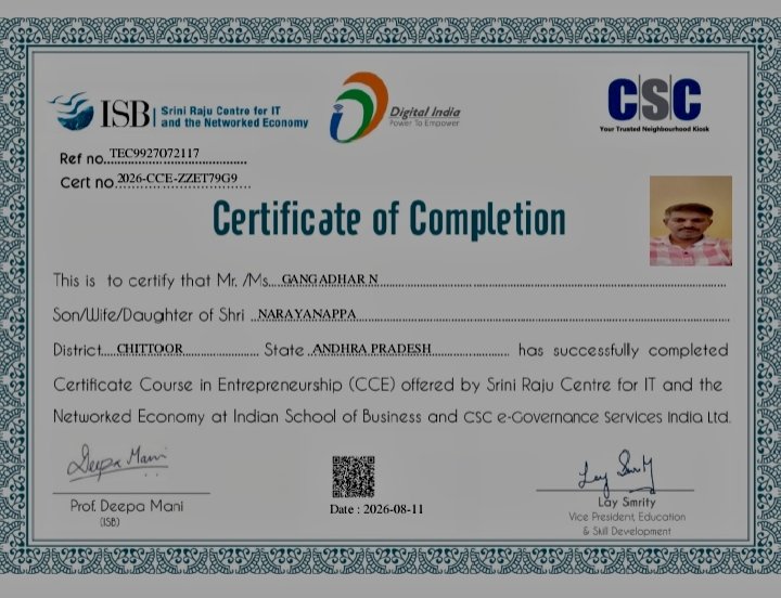Gangadh23724261's tweet photo. I have tec certificate. Csc new registation is not open. When is open new registration 
#LivingMyLifeWithCSC https://t.co/ZmVUdfTM88