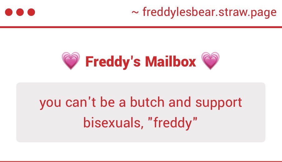 FeddyLesbear's tweet photo. i no butch i femme and i love bisexual https://t.co/CplkZSK3P1