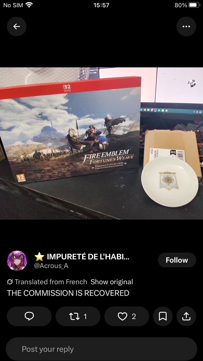 S20TEW's tweet photo. @XenithLive @NintendoStoreUK Seems like someone in France got it 😅 https://t.co/E4yRiPDOHE