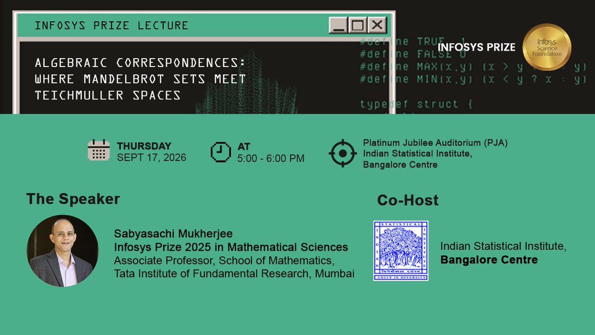 InfosysPrize tweet picture