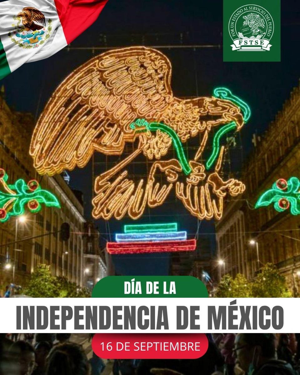 FSTSEmx's tweet photo. #16deseptiembre
#IndependenciaDeMéxico https://t.co/VrAPLH7LIa