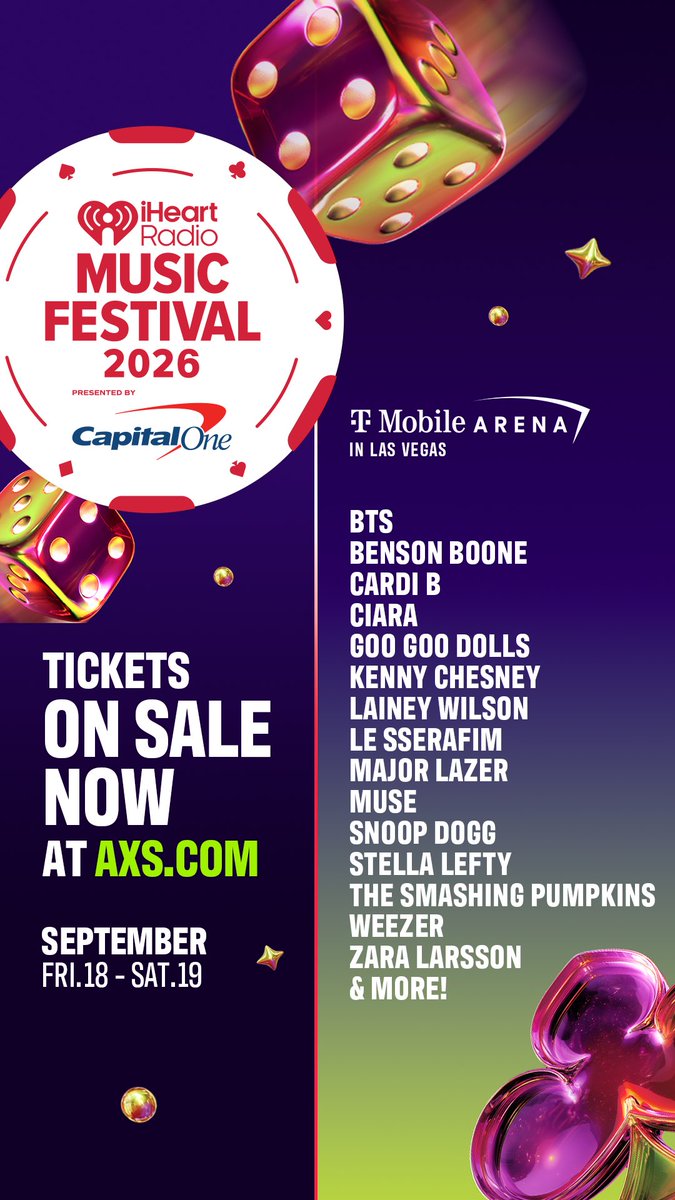 JoJoWright's tweet photo. 🚨 Limited Tix Available:  https://t.co/VkECkRSGaM 🎉 @iHeartRadio #iHeartFestival2026 SEE U IN VEGAS!!! 🫶🏻 #JoJoOnTheRadio https://t.co/Ag72u174qU