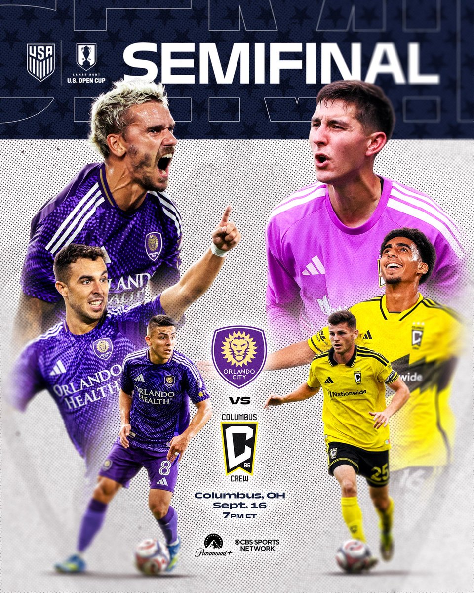 mlsbrazill's tweet photo. Semifinais da @opencup
Primeiro jogo
@OrlandoCitySC x @ColumbusCrew
#uscup #Orlando #colombus #mls https://t.co/xifcMEsx73
